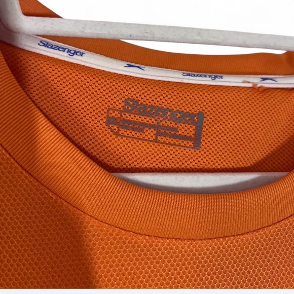 Slazenger Men's Orange Athletic Shirt - Picture 3 of 4